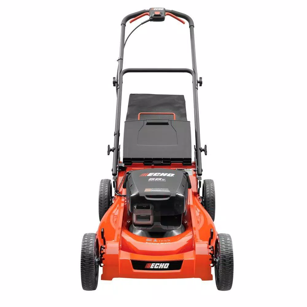 ECHO 58V Brushless Cordless 21 in. Lithium-Ion Battery Walk Behind Push Lawn Mower with 4 Ah Battery and Charger