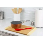 Unbranded Red Silicone Cooking Spoon - Heat Resistant Non-Stick Kitchen Utensil thumbnail 1