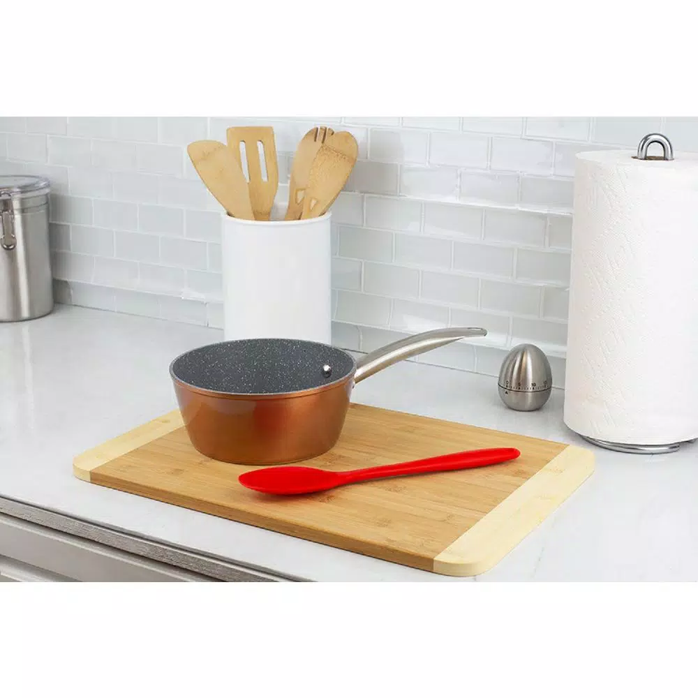 Unbranded Red Silicone Cooking Spoon - Heat Resistant Non-Stick Kitchen Utensil