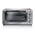 Hamilton Beach Sure-Crisp 1440W 6-Slice Air Fryer Toaster Oven, Stainless Steel thumbnail 1