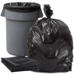 Plasticplace 55-60 Gallon Heavy Duty Black Trash Bags, 1.2 Mil Thickness, 100 Count Case thumbnail 2