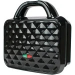 Brentwood Appliances Couture Purse Nonstick Dual Waffle Maker, Black thumbnail 1