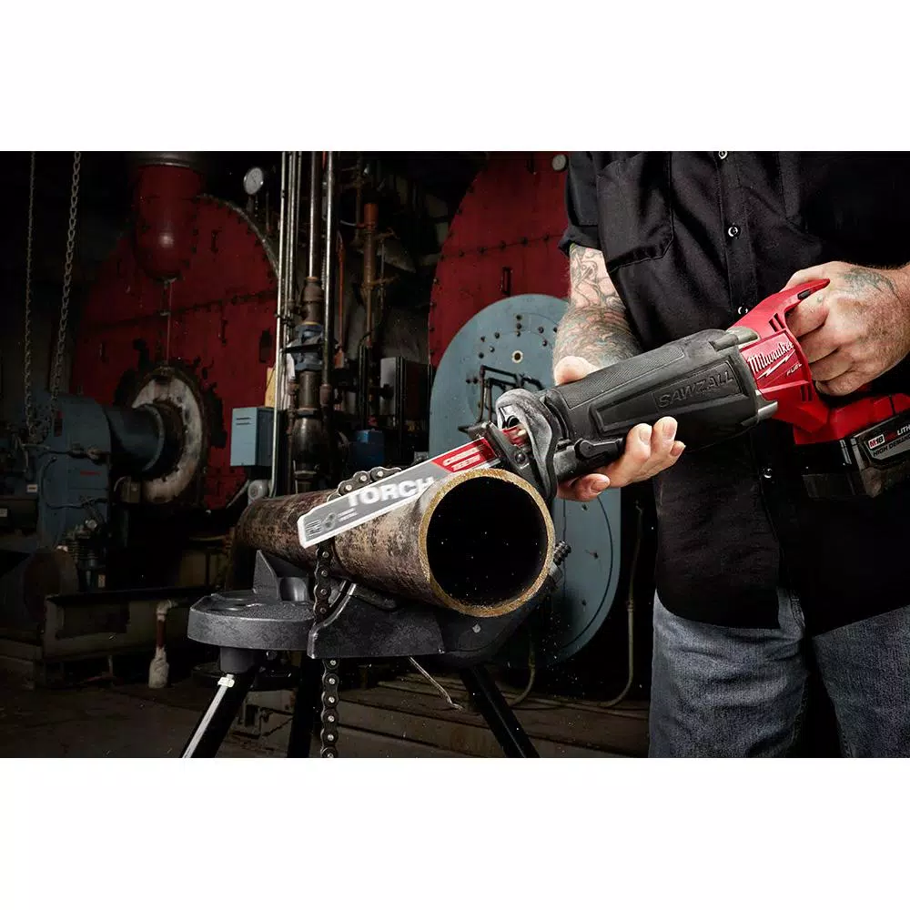 Milwaukee 6 in. 7 TPI The TORCH Carbide & Nitrus Carbide Reciprocating Saw Blade 4-Pack