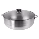 Home Basics 11.3 Qt. Aluminum Caldero with Glass Lid, Heavy Duty Multi-Pot thumbnail 1