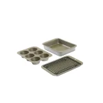 Nordic Ware Nonstick Compact Ovenware 5-Piece Bakeware Set for Toaster Ovens and Small Portions thumbnail 1