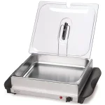Betty Crocker 5 Qt. Stainless Steel Buffet Server and Warming Tray thumbnail 7
