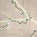 LUMABASE 70-Light LED Cool White Plastic Globe String Lights, Weather Resistant, 14.58 ft thumbnail 3