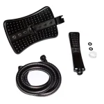 AKDY 9 in. Dual Shower Head and Handheld Wand Combo, 4 Spray Modes, Antique Bronze thumbnail 9
