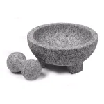IMUSA Natural Granite Molcajete Mortar and Pestle, 5 in. thumbnail 5