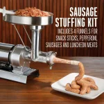 Weston Butcher Series #12 0.75 HP Electric Meat Grinder with Sausage Stuffing Kit thumbnail 6