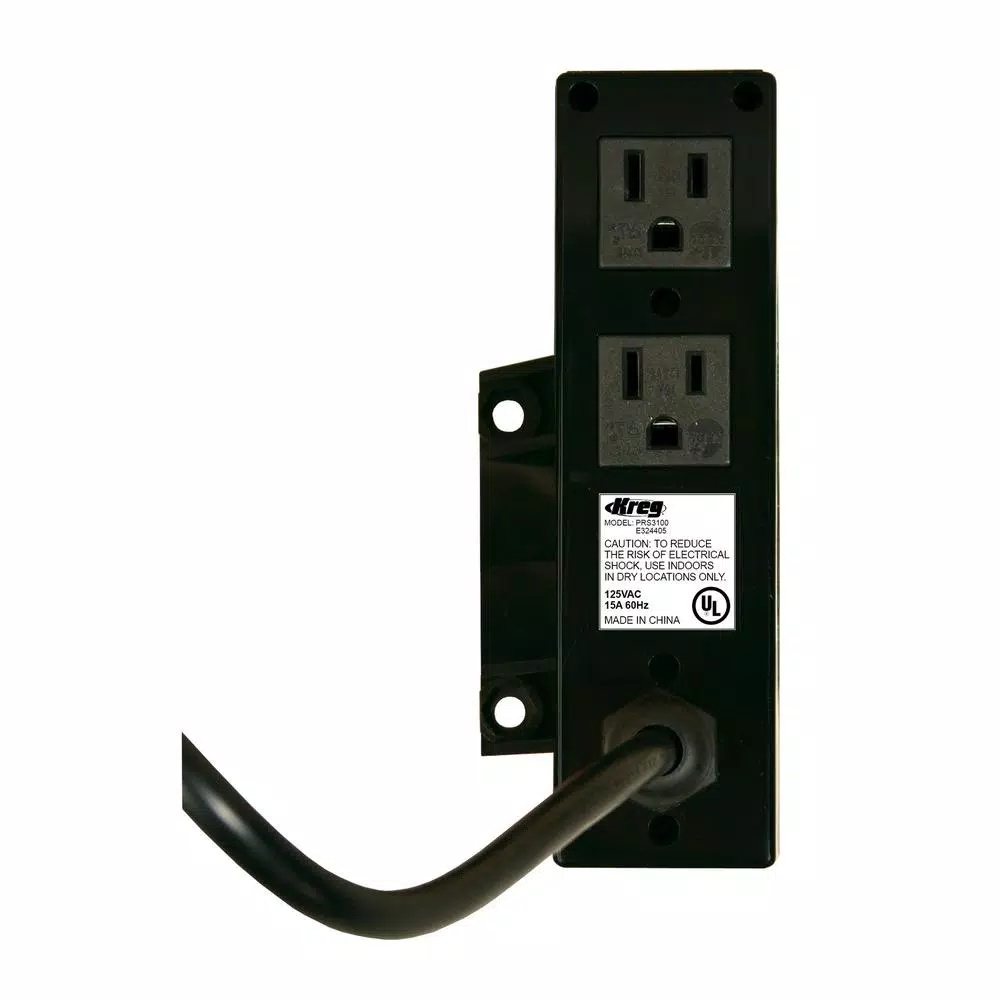 Kreg Multi-Purpose Router Table Switch with Key-Lok and 2-Plug Design