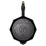 FINEX 10 in. Cast Iron Skillet with Lid, Pre-Seasoned Handmade Cookware thumbnail 3