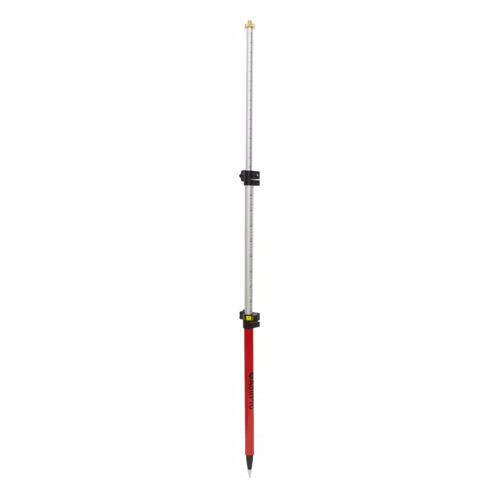 AdirPro 750-15 Mini Aluminum Prism Pole, 5.1 ft. Telescoping Rod