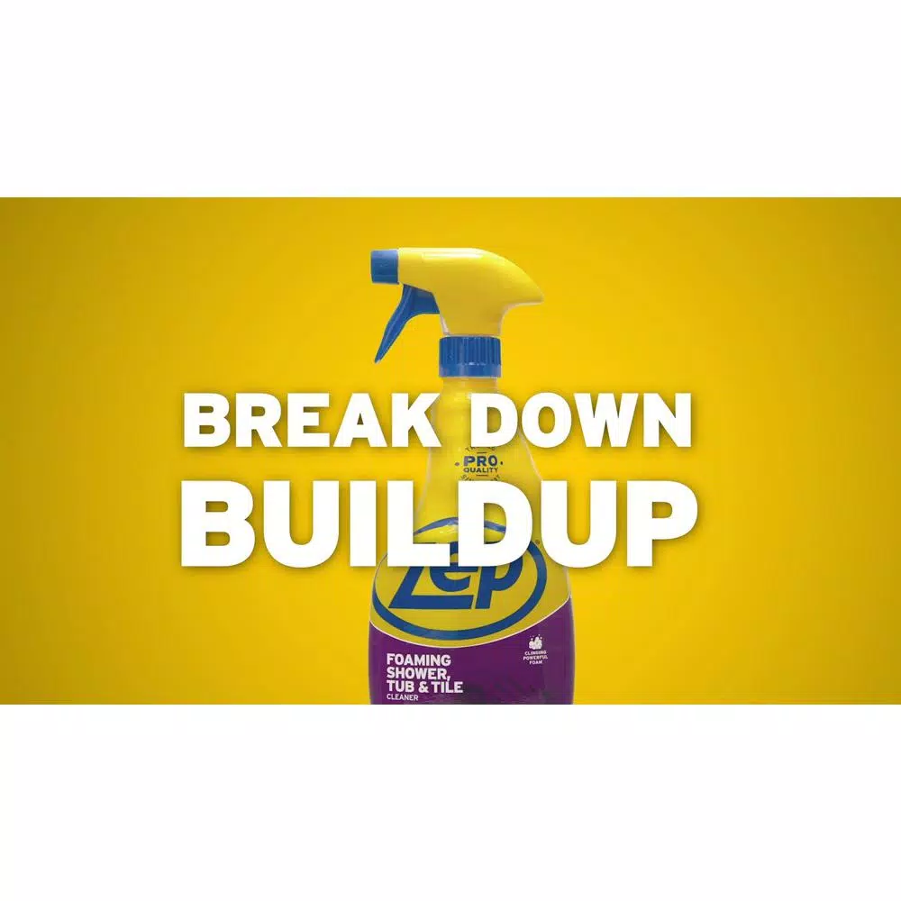 Zep Power Foam Tub and Tile Cleaner, 32 oz (Case of 12)