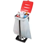 Wakeman Outdoors 13 Gal. Portable Red Trash Bag Holder for Camping and Outdoor Use thumbnail 5