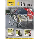 MaxxHaul 4-Bike Deluxe Hitch Mount Rack, 150 lb Capacity, 2 in. Receiver thumbnail 2