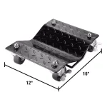 Pentagon Tool Premium Steel Car Tire Skate Dolly 4-Pack, 1,500 lbs Capacity per Skate thumbnail 2
