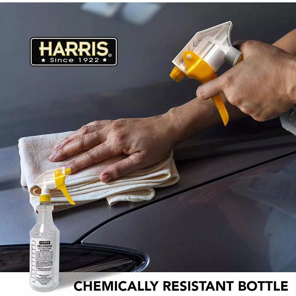 Harris 30% Cleaning Vinegar Concentrate 2-Pack (256 oz) with 32 oz Professional Spray Bottle