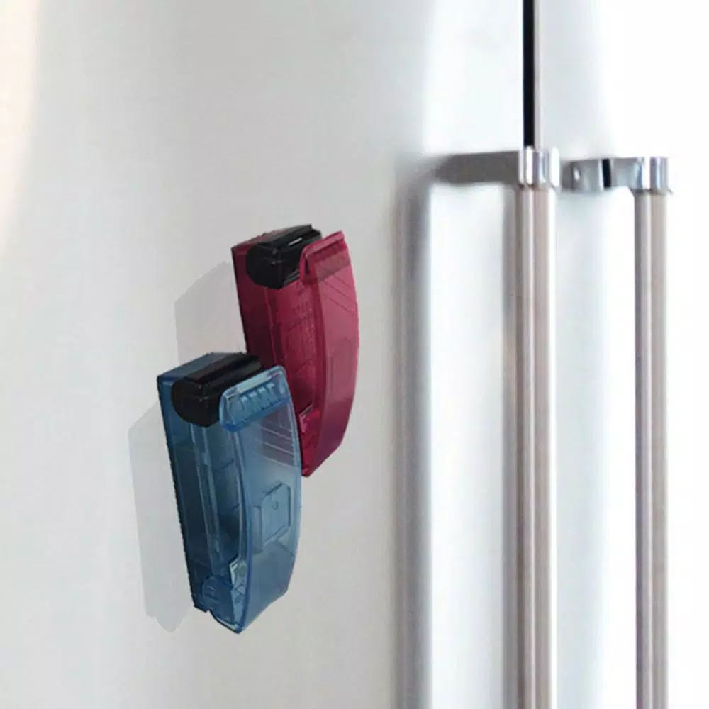 iTouchless Handheld Bag Re-Sealer Set, 2-Pack (Red & Blue)