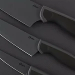 Oster 4-Piece Stainless Steel Knife Set with Cutting Board thumbnail 2