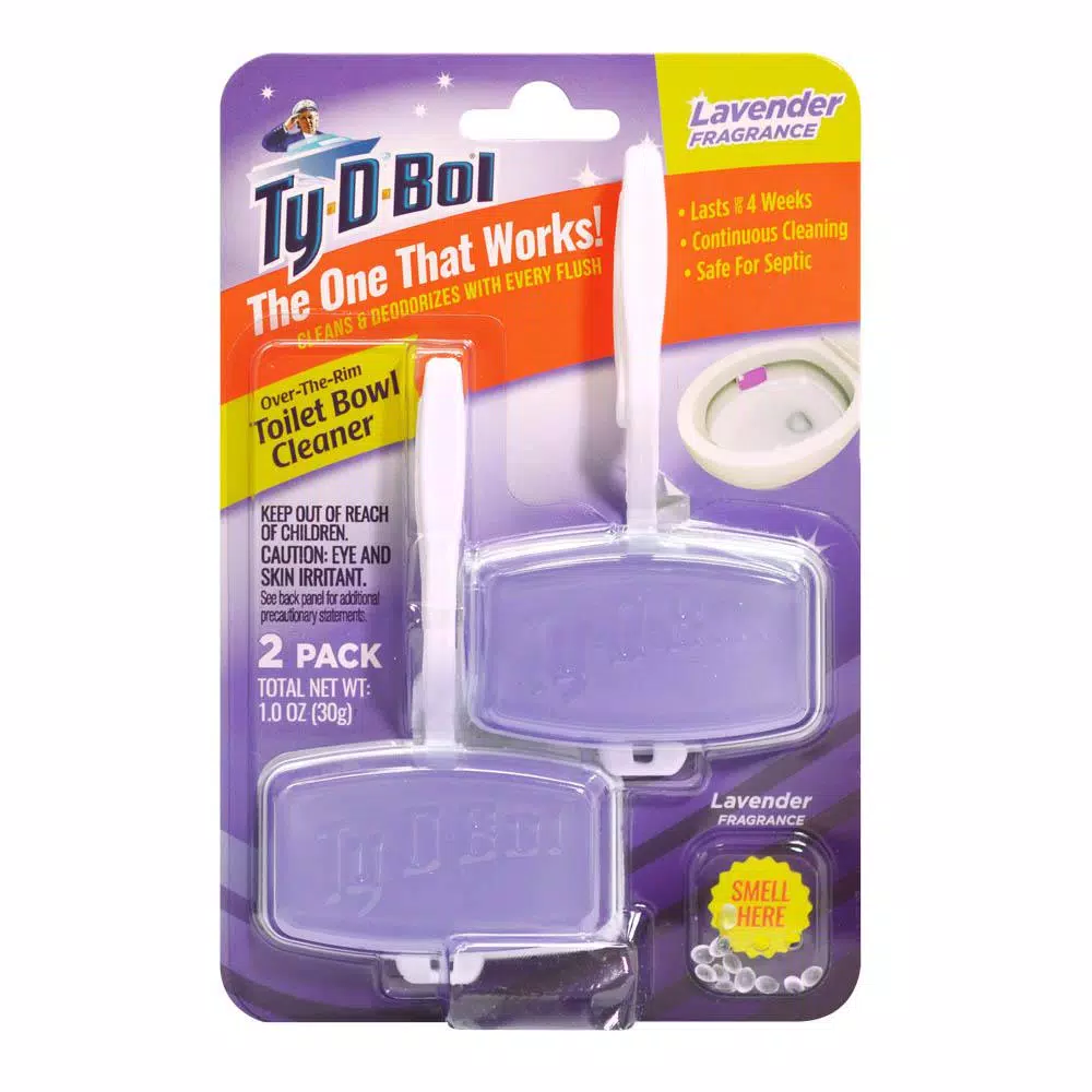 Ty-D-Bol 1 That Works Lavender Fragrance Toilet Bowl Cleaning Gel (6-Pack)