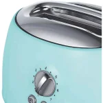 Brentwood Appliances TS-270BL Retro 2-Slice Blue Extra-Wide Slot Toaster thumbnail 7