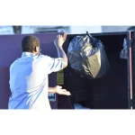 Aluf Plastics 55 Gallon Heavy-Duty Black Trash Bags for Rubbermaid Brute, 1.8 Mil, 100-Count thumbnail 4