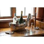 Fortessa Crafthouse by Fortessa Stainless Steel Oval Ice Bucket Set with Scoop and Lid thumbnail 3