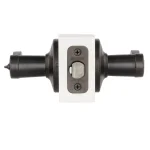 Kwikset Lido Venetian Bronze Exterior Entry Door Lever with SmartKey Security thumbnail 2