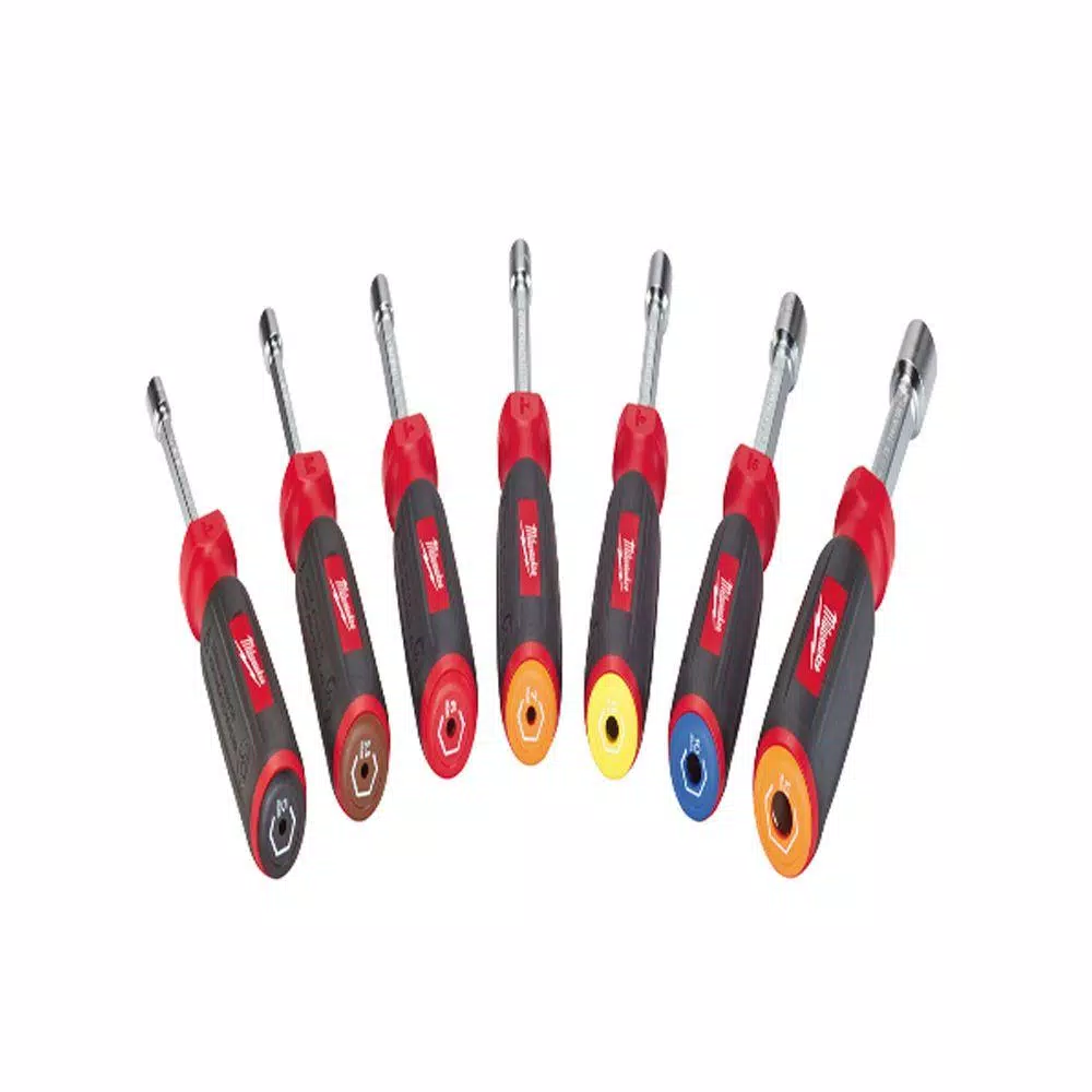 Milwaukee 7-Piece Metric HollowCore Magnetic Nut Driver Set
