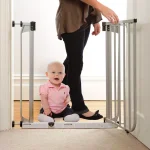 Dreambaby Dawson 29.5 in. Silver Auto-Close Security Gate with Stay-Open Feature thumbnail 5