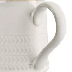 Denby Natural Canvas Textured Small Clay Pitcher - 6.8 oz Handcrafted Jug thumbnail 3