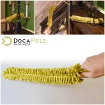 DocaPole 6-24 ft. Telescopic Extension Pole with Flexible Microfiber Ceiling Fan Duster Kit thumbnail 4