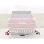 MaxxHaul 60 in. x 22 in. Aluminum Basket Style Hitch Cargo Carrier, 500 lb. Capacity, 2 in. Receiver thumbnail 5