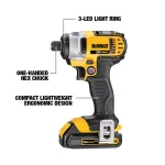DeWalt 20V MAX Cordless Drill, Impact Driver & Reciprocating Saw Combo Kit with (2) 1.3 Ah Batteries thumbnail 12