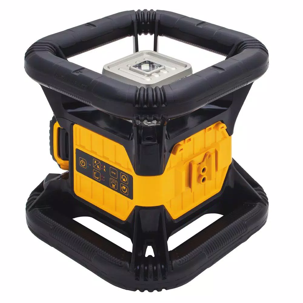 DEWALT 20V MAX Green Beam Self-Leveling Rotary Laser Level Kit with (3) 2Ah Batteries & TSTAK Case