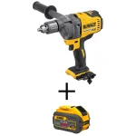 DEWALT DCD130B 60V MAX Cordless Brushless 1/2 in. Mixer/Drill with E-Clutch & (1) 9.0 Ah FLEXVOLT Battery thumbnail 1