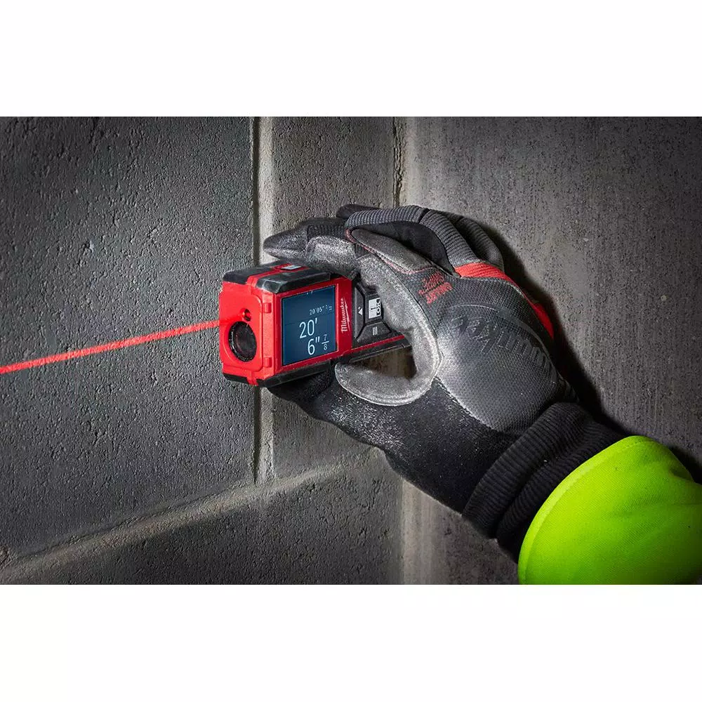 Milwaukee Tool 330 ft. Laser Distance Meter with Digital Auto-Level