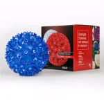Wintergreen Lighting 6 in. 70-Light Blue LED Decorative Starlight Sphere thumbnail 5