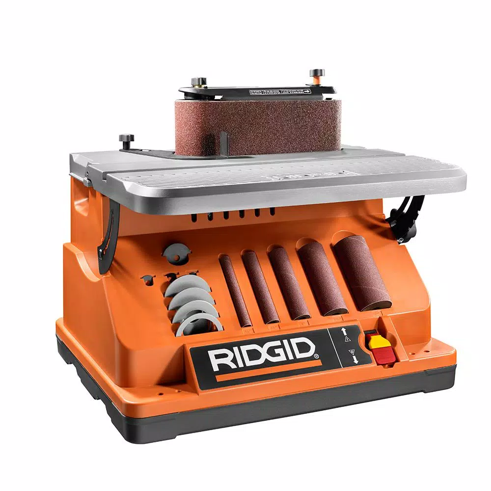 RIDGID Oscillating Edge and Belt Spindle Sander, 5 Amp, 4 in. x 24 in.
