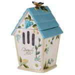 Certified International Nature Garden 3-D Butterfly Birdhouse Cookie Jar, 88 oz. thumbnail 4