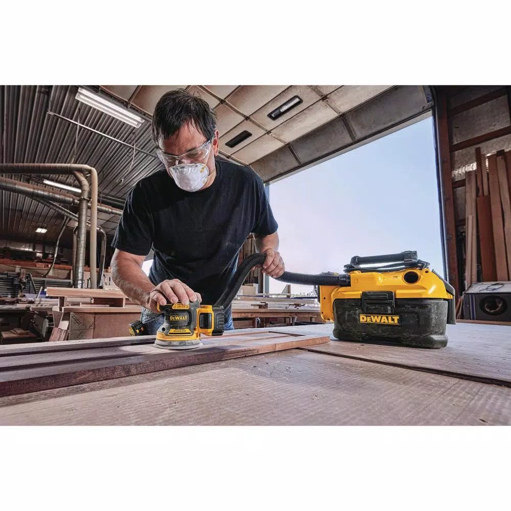DEWALT 20V MAX XR Brushless 5 in. Cordless Random Orbital Sander Kit with 5.0 Ah Battery and Charger