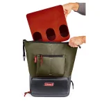 Coleman 4.5QT Convertible Can-Dispensing Backpack Cooler with Reusable Ice Packs, Olive thumbnail 7