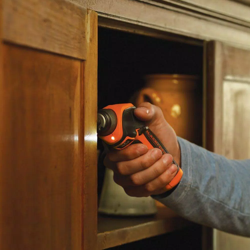 BLACK+DECKER 4V MAX Lithium-Ion Cordless Rechargeable Screwdriver with USB Charging