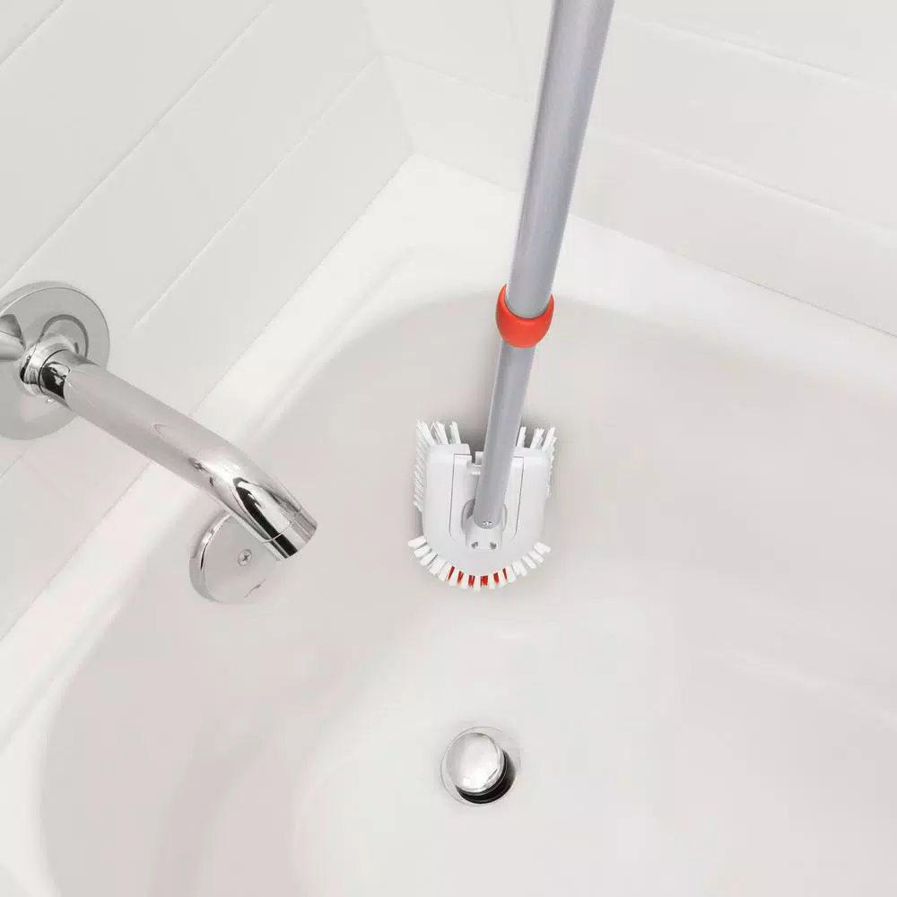 OXO Good Grips Extendable Tub and Tile Scrub Brush with Long Handle