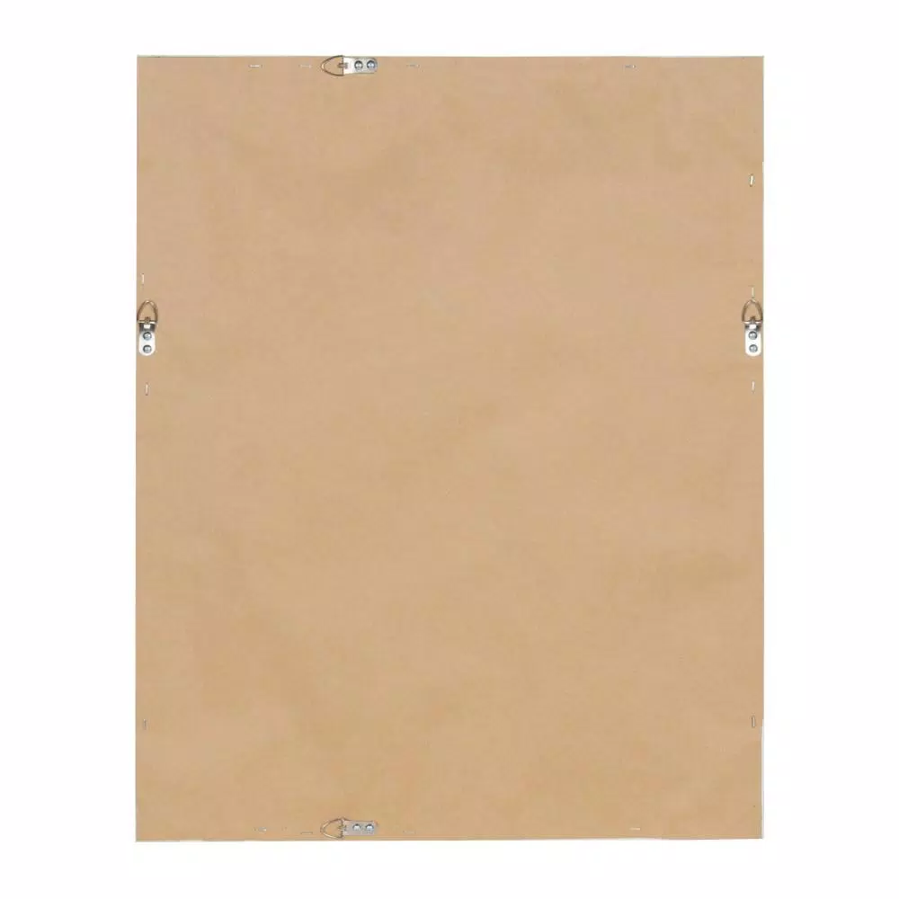 DesignOvation Macon Fabric Pinboard Memo Board - Framed White Linen Bulletin Board