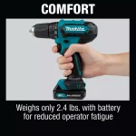 Makita 12V MAX CXT Lithium-Ion Cordless 3/8 in. Driver Drill Kit, 2.0 Ah thumbnail 11