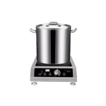SPT 1800W Commercial Countertop Induction Cooktop - Black Stainless Steel thumbnail 3
