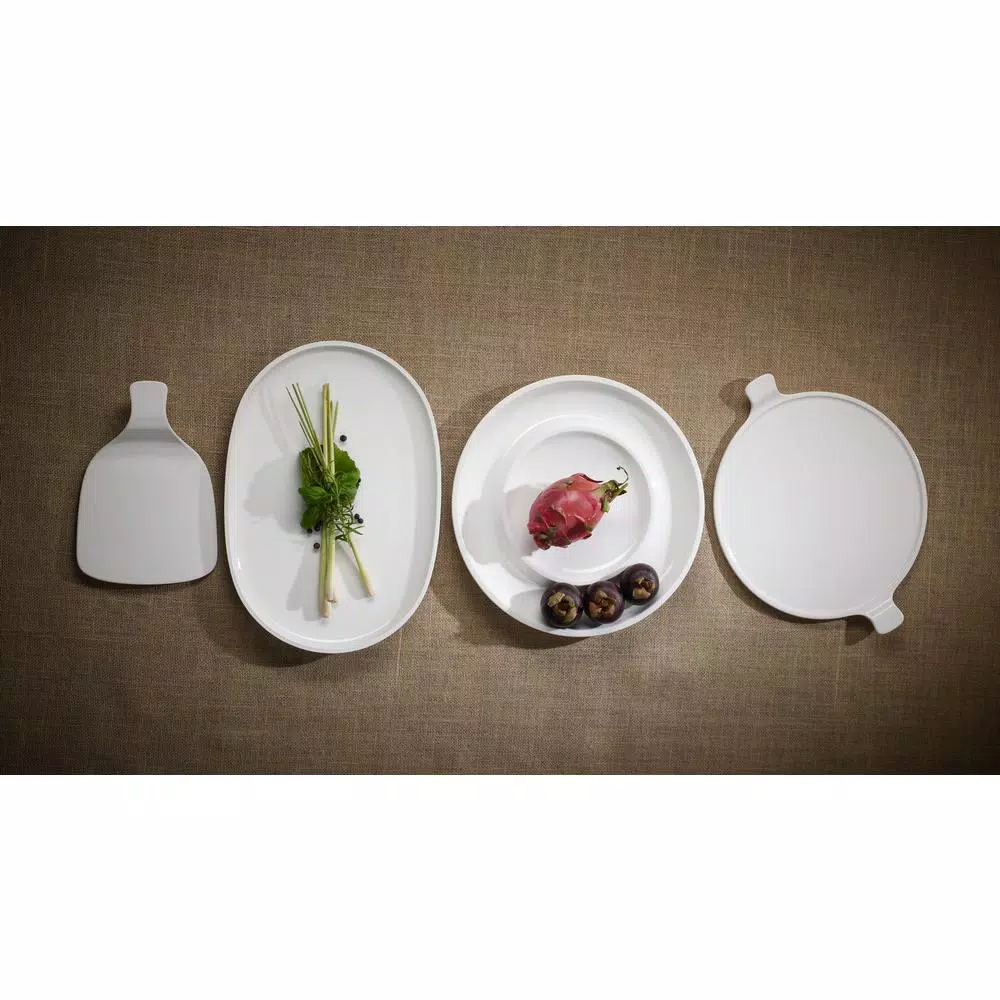 Villeroy & Boch Artesano 17 in. Oval Porcelain Platter, White