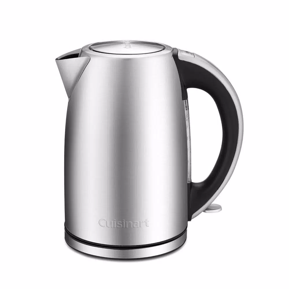 Cuisinart 8-Cup Stainless Steel Electric Kettle, 1500W Rapid Boil with Auto Shut-Off